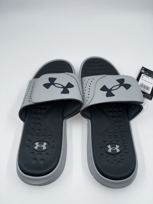 Under Armour Ignite Slides Gray Dark Gray 3026023-101 Mens Sandals Pick Size