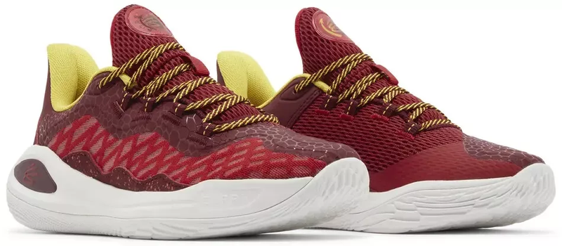 UNDER ARMOUR JUNIOR GS CURRY 11 FIRE BASKETBALL SHOES #3027577 600