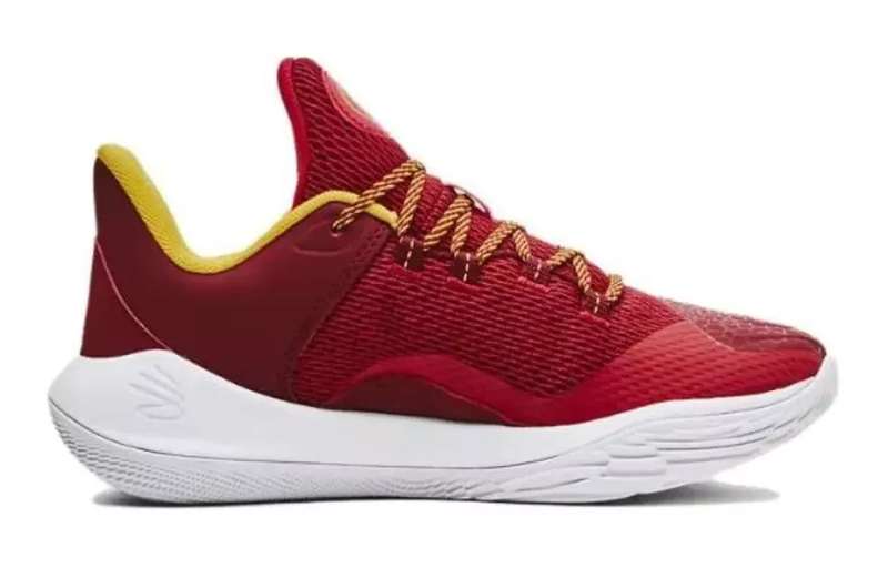 UNDER ARMOUR JUNIOR GS CURRY 11 FIRE BASKETBALL SHOES #3027577 600