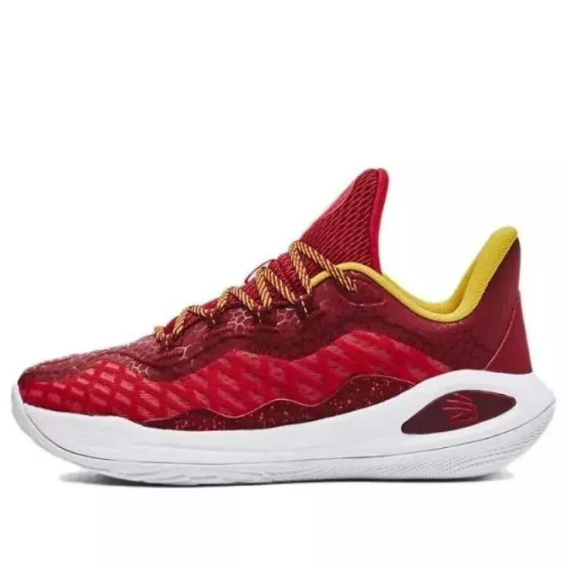 UNDER ARMOUR JUNIOR GS CURRY 11 FIRE BASKETBALL SHOES #3027577 600