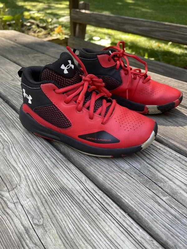 Under Armour Lockdown 3023534-601 Basketball Sneakers Youth Sz 3