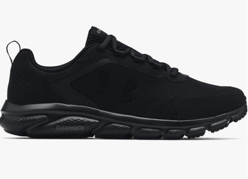 Under Armour Men's UA Charged Assert 9 Running Shoes Black- Size 13