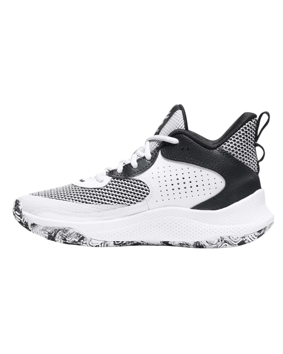 Under Armour Youth Curry 3Z 24 WHT/BLK (GS) 3027627-101