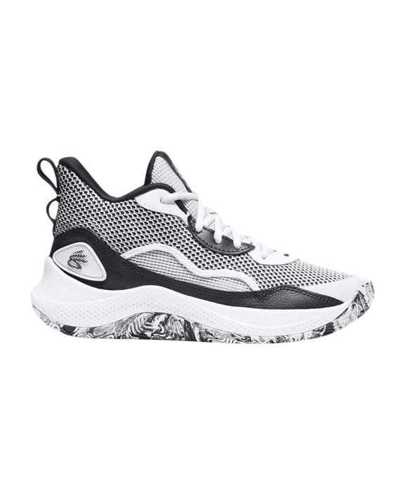 Under Armour Youth Curry 3Z 24 WHT/BLK (GS) 3027627-101