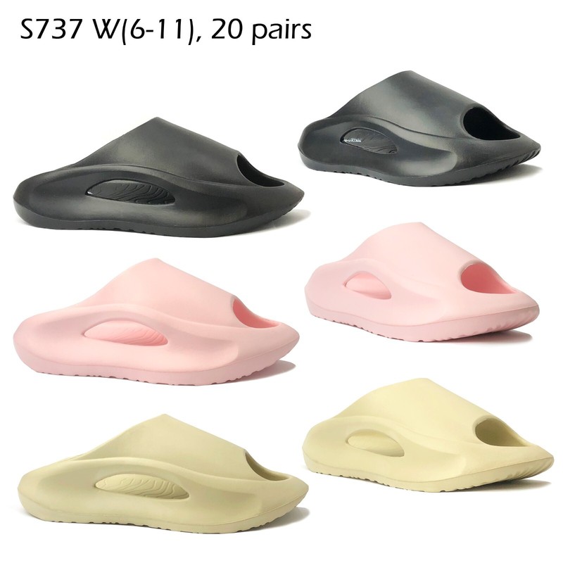 Unisex Cloud Slide Men Women Slipper Cushioned Thick Sole for Beach Gym Pool-737