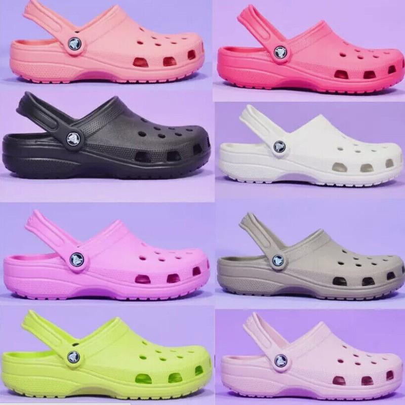 Unisex Crocs Classic Clog Sandals Mens Womens Shoes Kids Girls Boys Slippers US
