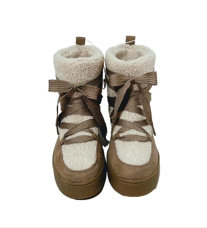 Universal Thread Women's Birgitte Winter Boots Taupe - Size 6