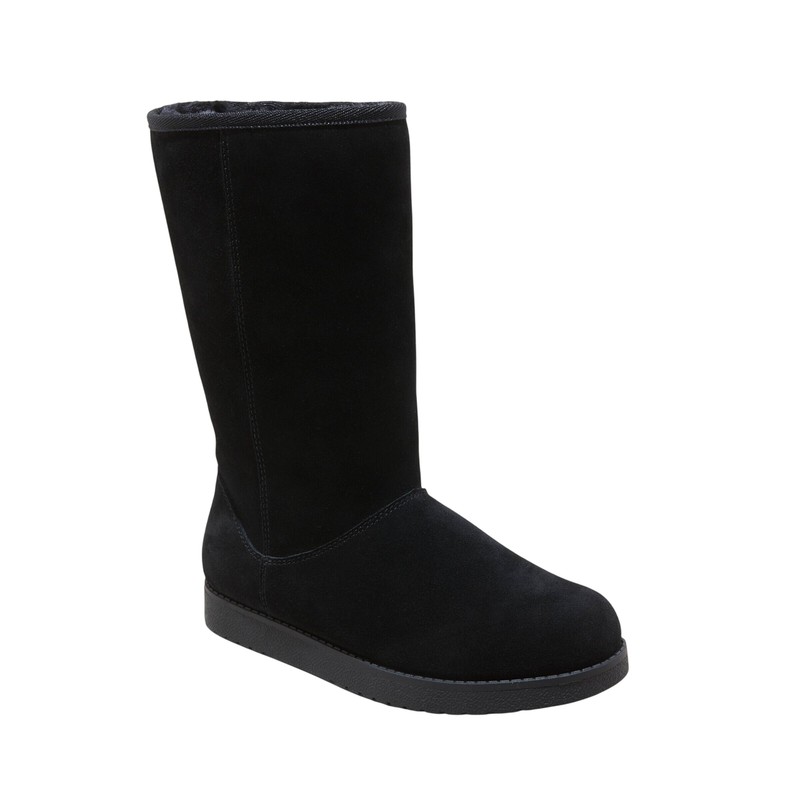 Universal Thread Womens Sarah Suede Shearling Winter Boots 91467407 Black 7M