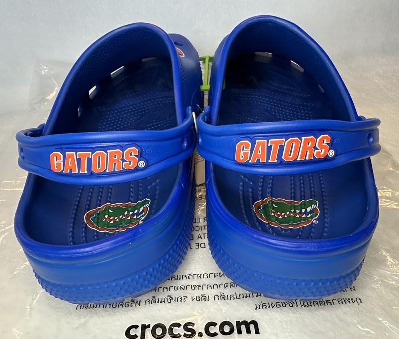 University Of Florida Crocs Classic Gators Clogs Men’s 11 Shoes Blue NEW NWT