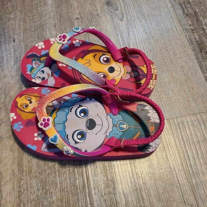 Unknown Brand Size 7-8 Toddler Girls Paw Patrol Sandals
