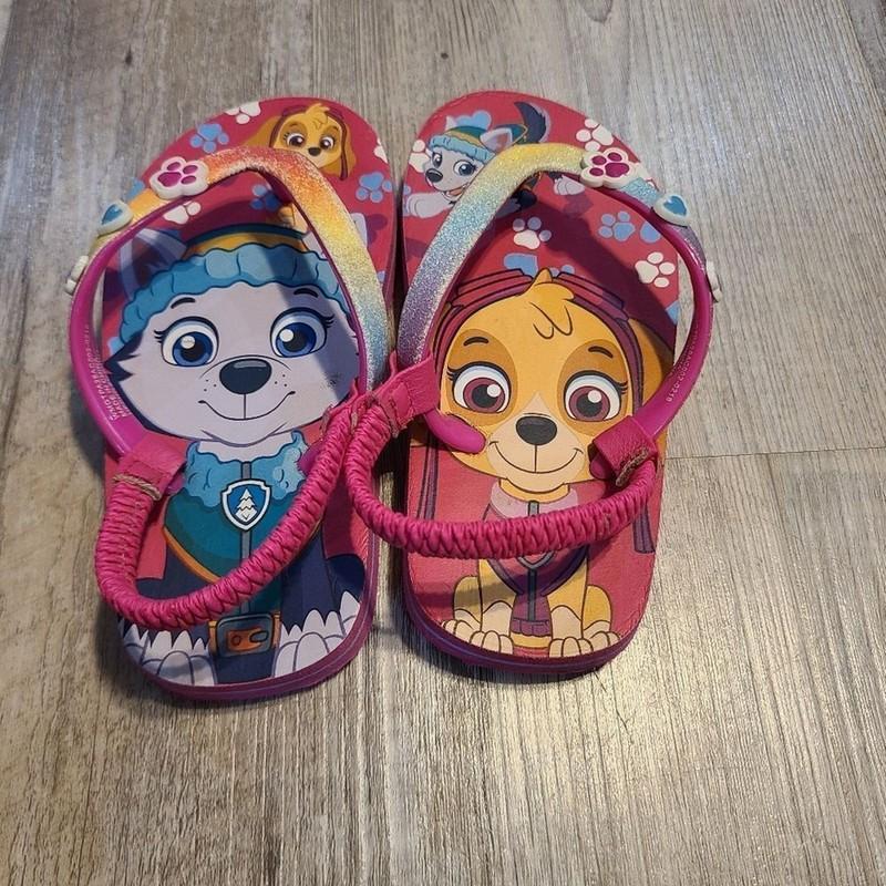 Unknown Brand Size 7-8 Toddler Girls Paw Patrol Sandals