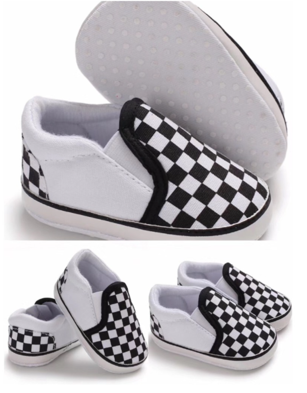 Unsex Baby Boys Girls Canvas First Walkers Shoes Newborn Infant Non Slip Soft