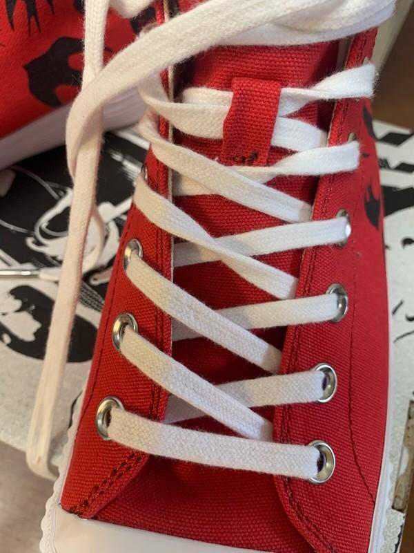 US: 8 10 Alexander Mcqueen Shoes Hightop Sneakers Style: R2812 RED