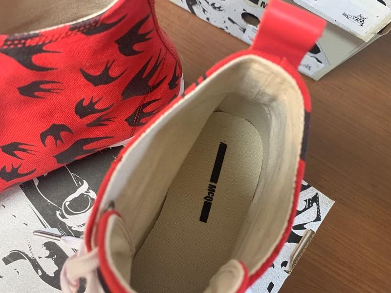 US: 8 10 Alexander Mcqueen Shoes Hightop Sneakers Style: R2812 RED