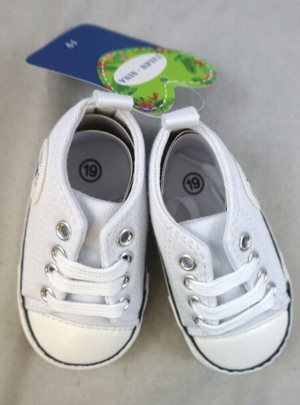 Valen Sina Baby Shoes Slip On - No Tie Lace Import Size 19 (US 9-12 Months) NEW