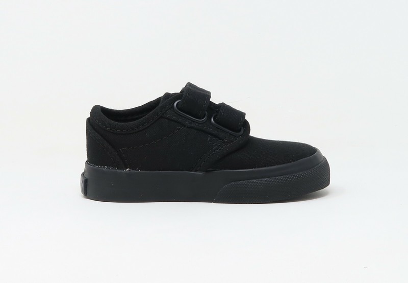 Vans Atwood 2V Straps Babies Infants Toddlers Girls Boys Shoes Black Canvas