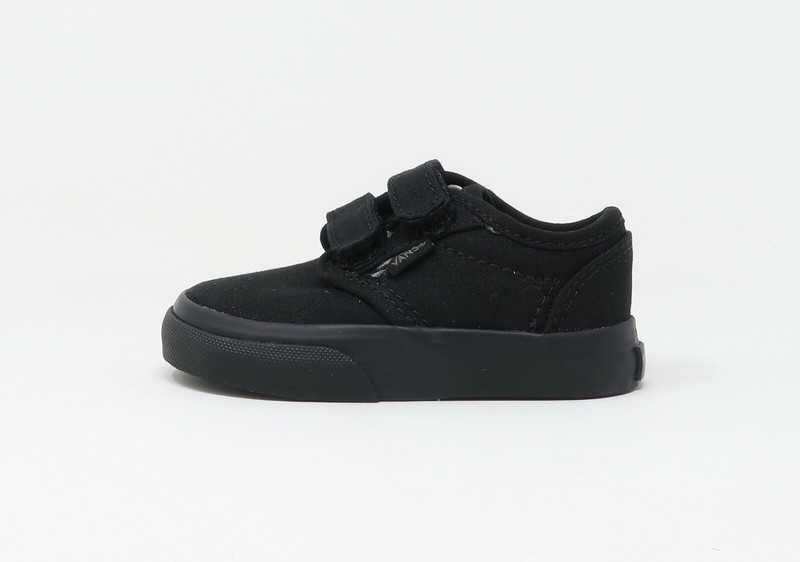Vans Atwood 2V Straps Babies Infants Toddlers Girls Boys Shoes Black Canvas