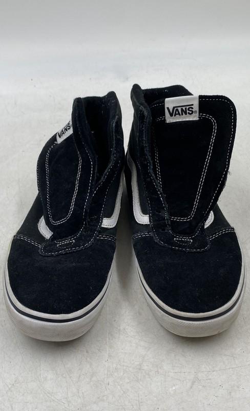 Vans Boys Sk8-Hi 500714 Black White Suede Skateboarding Sneaker Shoes Size 6