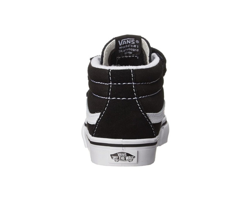 VANS INFANT TODDLER SK8-MID REISSUE V BLACK WHITE VN00018W6BT