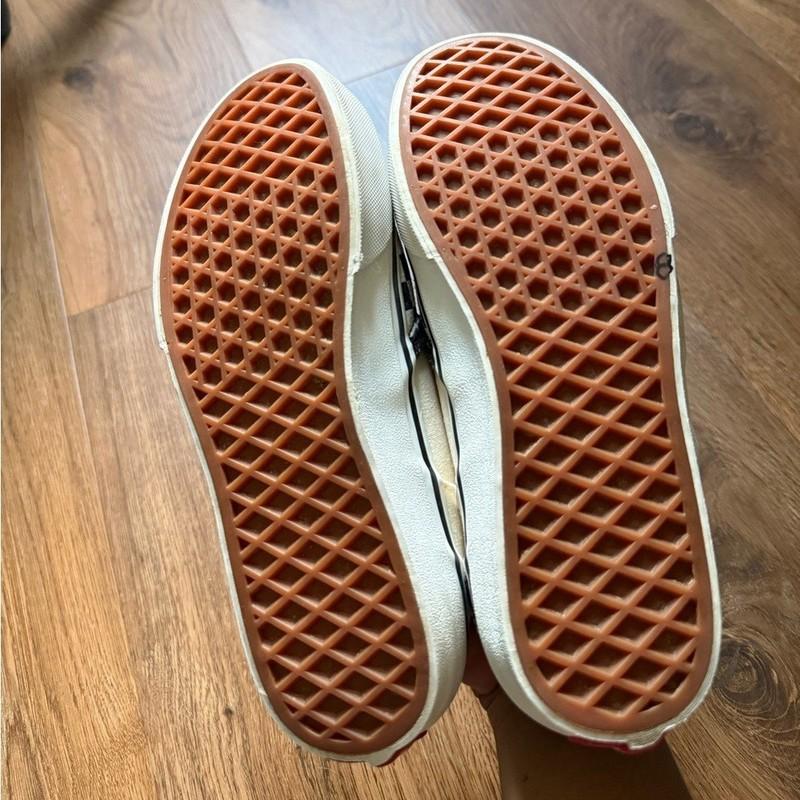 Vans Kids Classic Checkerboard Slip On Shoes Size 4