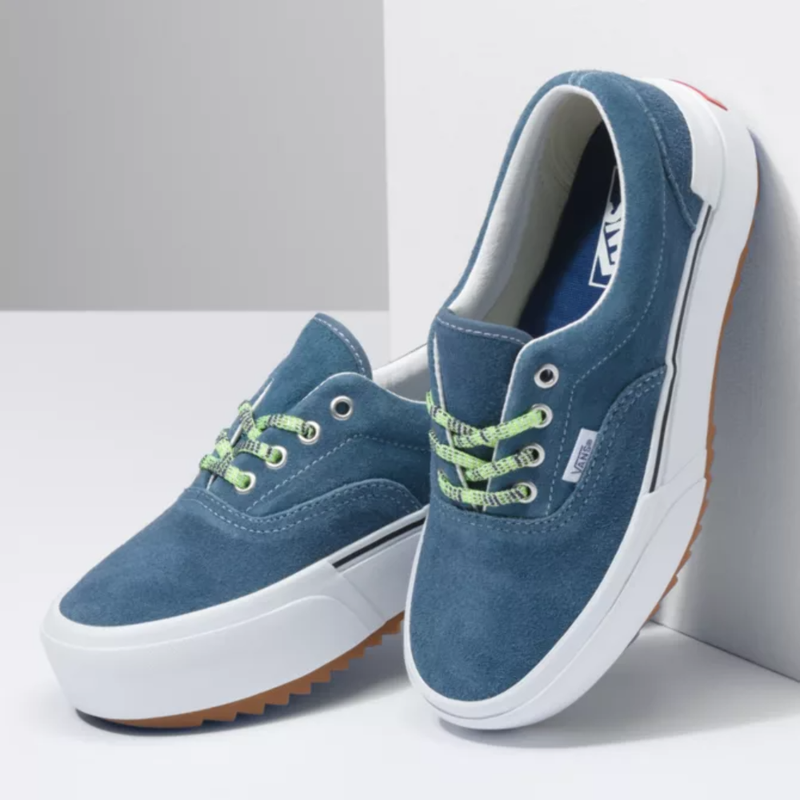 Vans Multi Lace Era Stacked Cement Blue/True White VN0A4BTO9MT