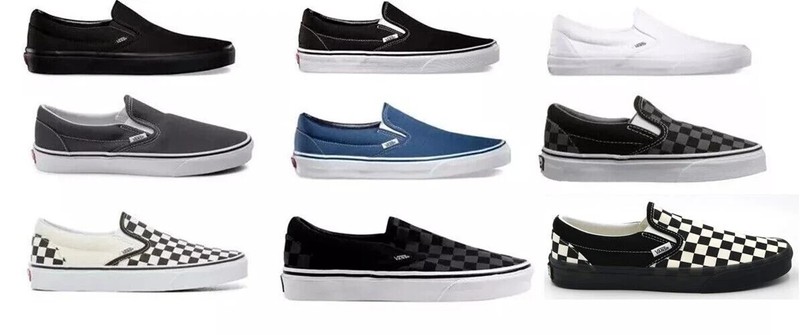 Vans New SlipOn Classic Sneakers Unisex Canvas Shoes All Colors Men's/Women's