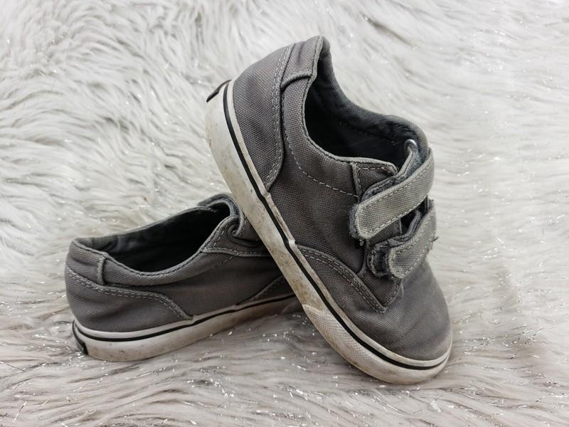 VANS off the Wall Gray Easy On Casual Shoes Size US 10 EUR 26.5