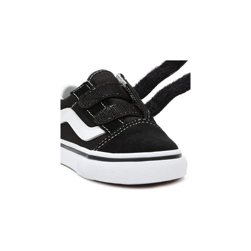 VANS Old Skool V Black/ White Toddler Kids Skate Shoes Sneakers