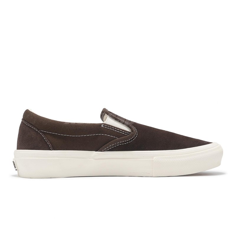 Vans Skate Slip-On Chocolate Brwon Men Unisex Skate Boarding Shoes VN0A5FCAZR6