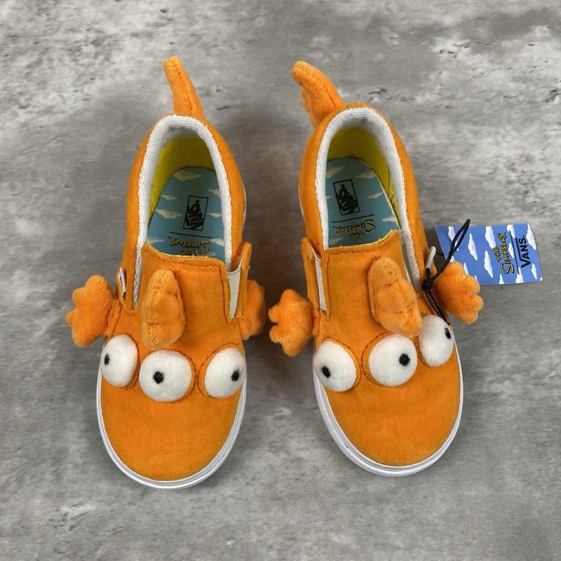 VANS X SIMPSONS BLINKY FISH Slip On V TODDLER SIZE 8 2020