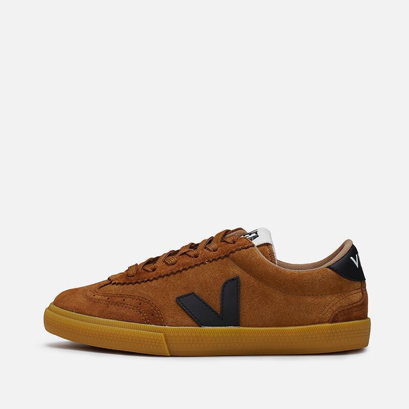 VEJA25 Unisex Suede Cowhide Classic Letter V Casual Canvas Sneaker Shoes