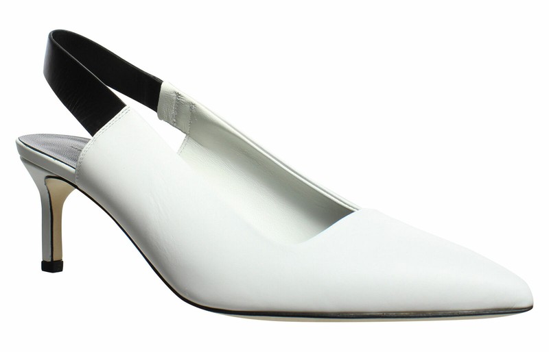 Via Spiga Womens V-Blake Porcelain White Size 8 M