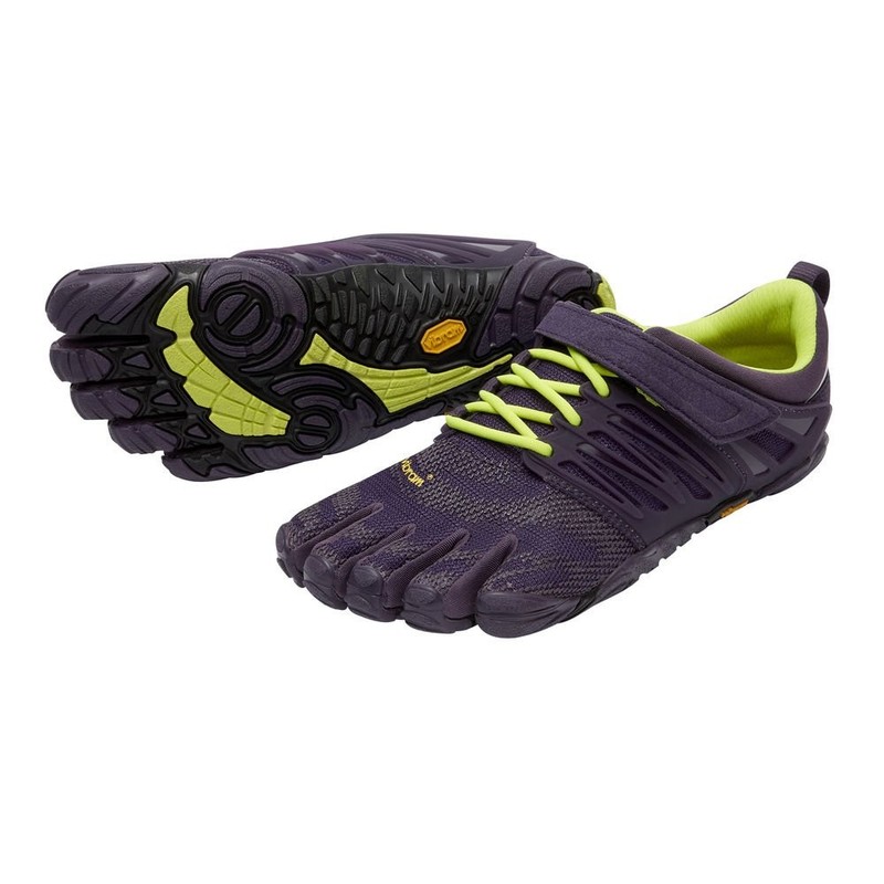 Vibram Women's V-Train Cross Trainer Shoe Nightshade/Safety Yellow Size 8.5-9