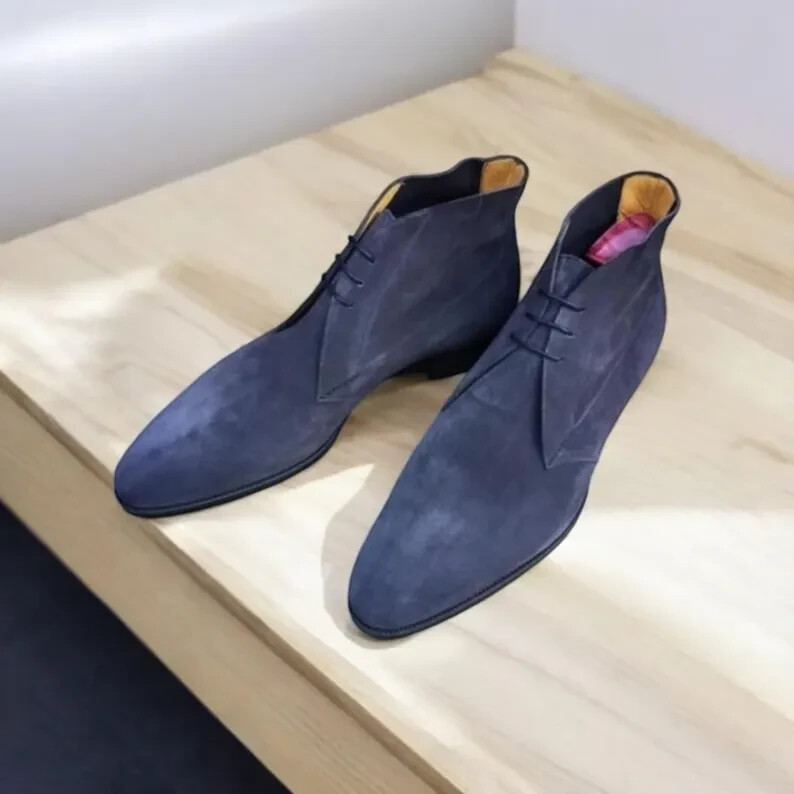 Vincent Morris Grey suede Ankle boot