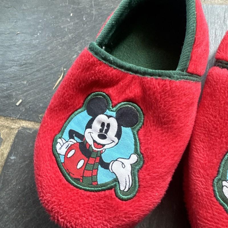 Vintage 1990’s Disney Mickey Christmas Slippers