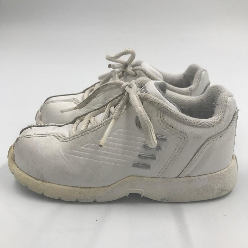 Vintage K-Swiss White Low Top Lace Up Sneakers Toddler Size 8 Retro Athletic