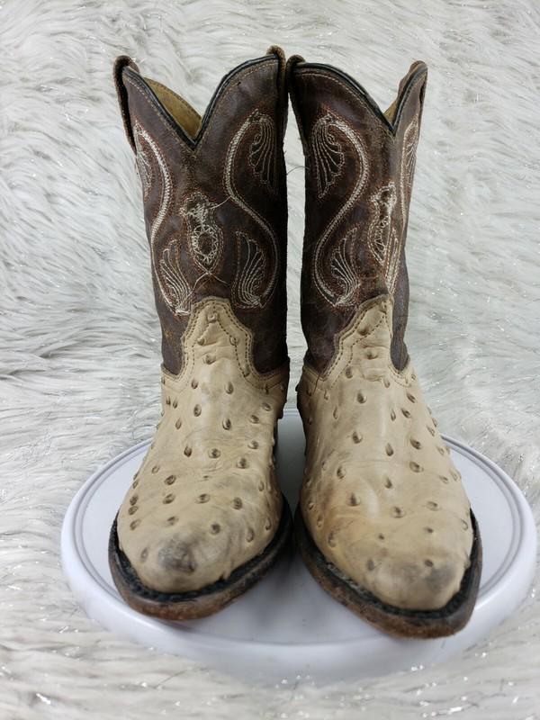 Vintage Ostrich Quill Boots Unknown Size Juniors Boots