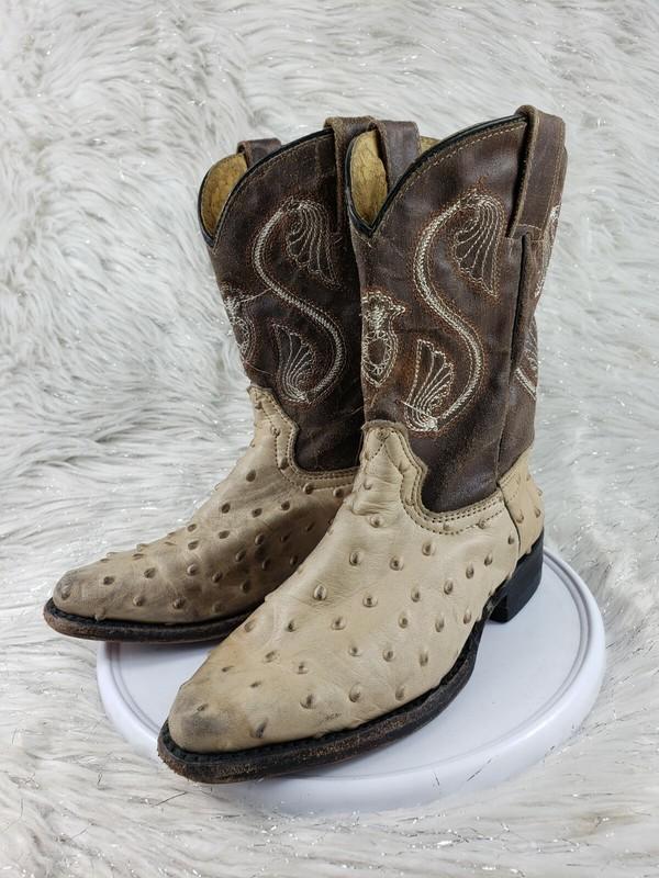 Vintage Ostrich Quill Boots Unknown Size Juniors Boots