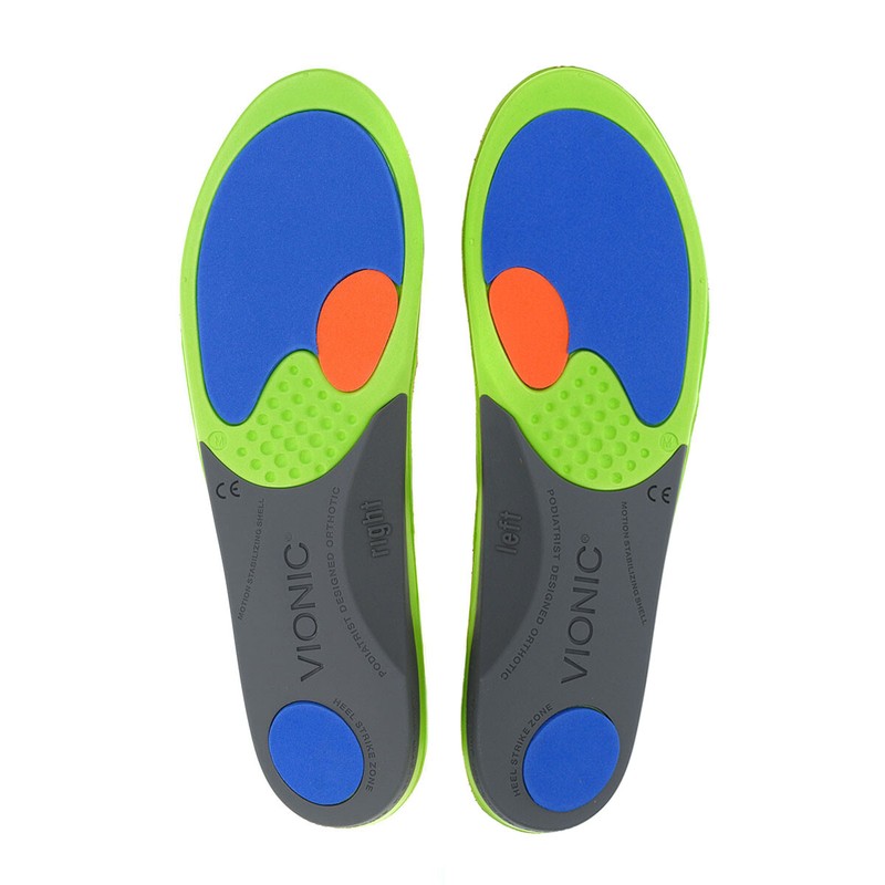 Vionic Active Men's Full Length Orthotic Insoles Size Xl Men's 11.5-13