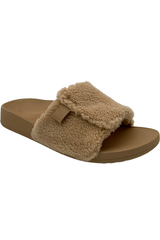 Vionic Adjustable Cozy Slide Slippers Ginger Root