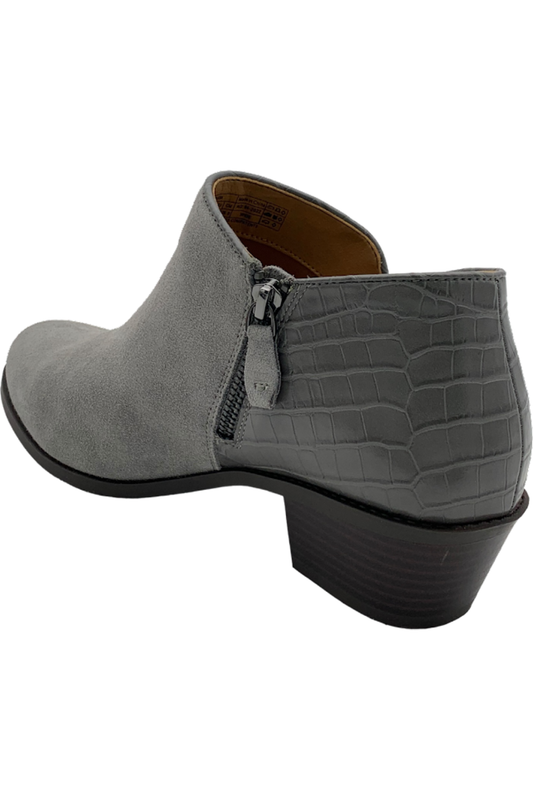 Vionic Water Repellent Suede Ankle Boots Marissa Charcoal