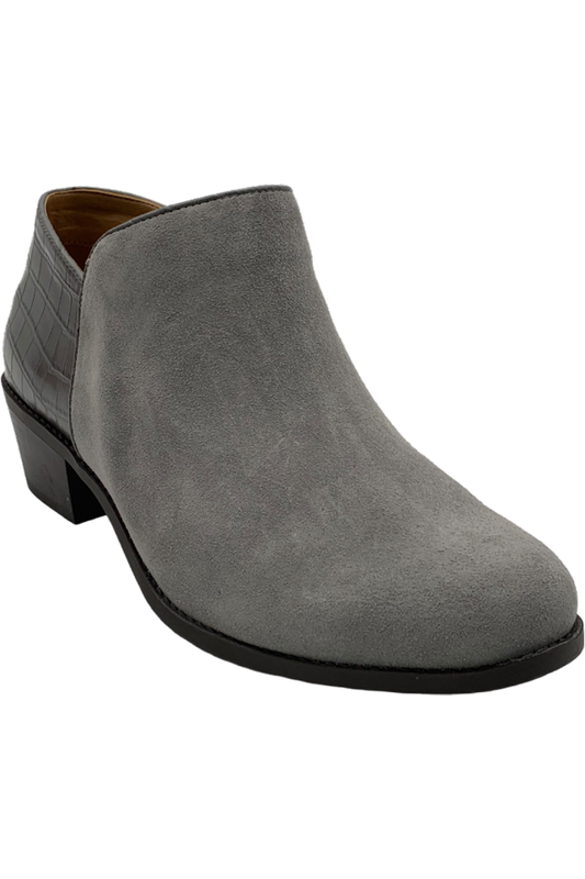 Vionic Water Repellent Suede Ankle Boots Marissa Charcoal