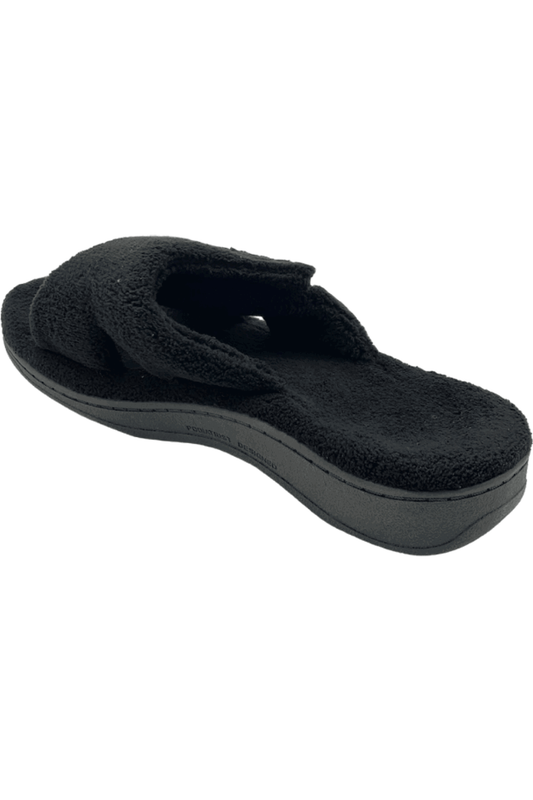 Vionic Women's Adjustable Strap Slippers Relax Black
