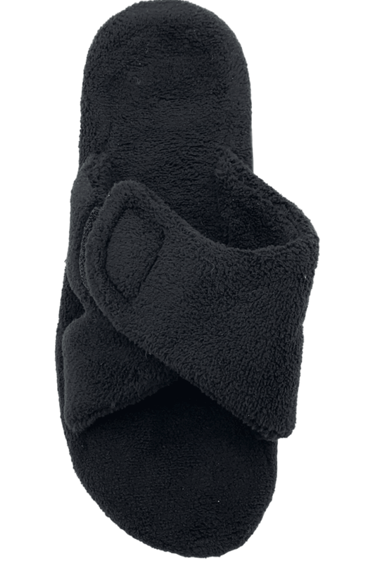 Vionic Women's Adjustable Strap Slippers Relax Black