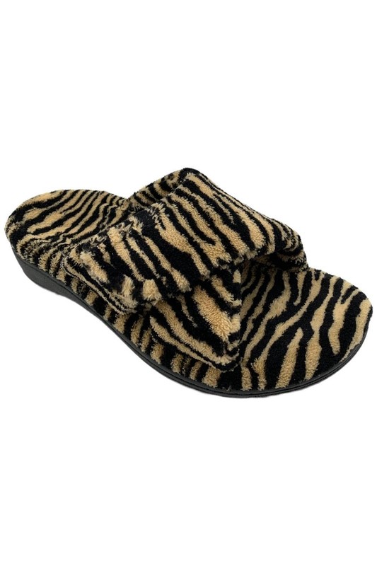 Vionic Women's Adjustable Strap Slippers Relax Tiger