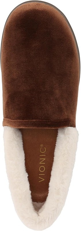 Vionic Women's Clare Cozy Collar Slippers NW/OB