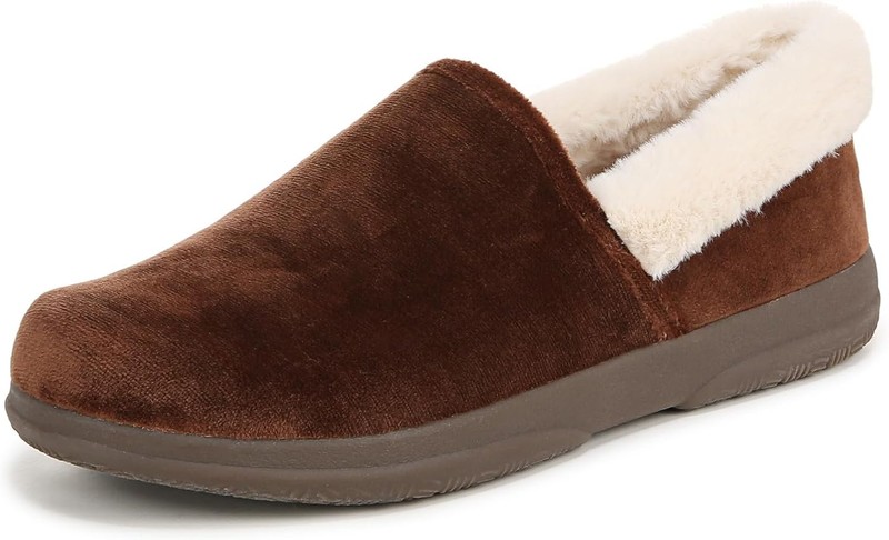 Vionic Women's Clare Cozy Collar Slippers NW/OB