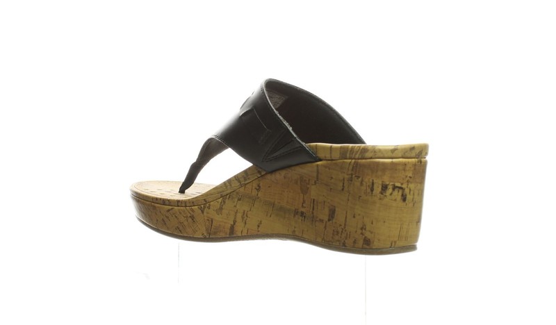 Vionic Womens Cameron Black T-Strap Heels Size 6