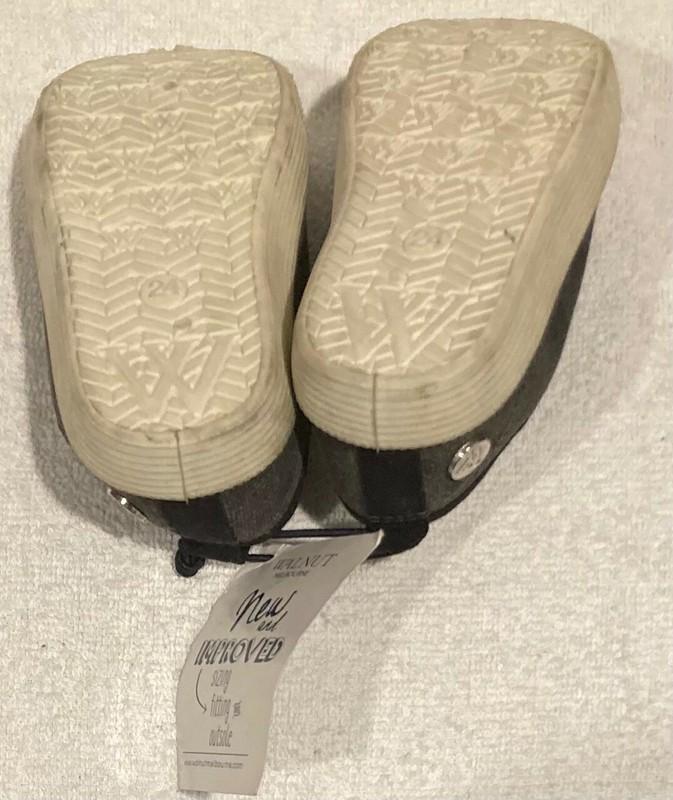 Walnut Melbourne Grey Shoes With Double Straps Size 24 RRP $29.95 NEW WITH TAG