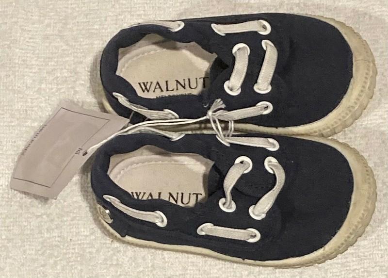 Walnut Melbourne Navy Blue Boat Shoes Size 22 RRP $29.95 BRAND NEW WITH TAG